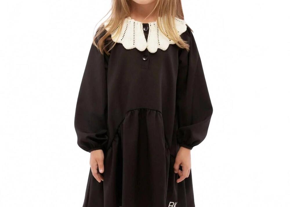 NEW RETROKID girls mae maxi dress in black